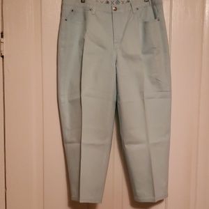 J M  Collection light blue pants-